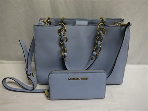 michael kors light blue purse|michael kors outlet blue purse.